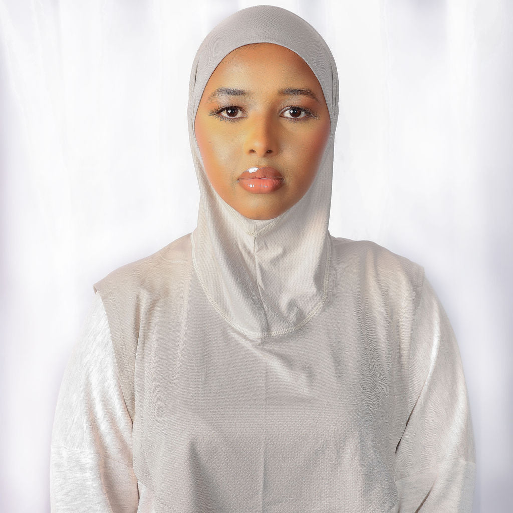 NT Sport Hijab - Light grey
