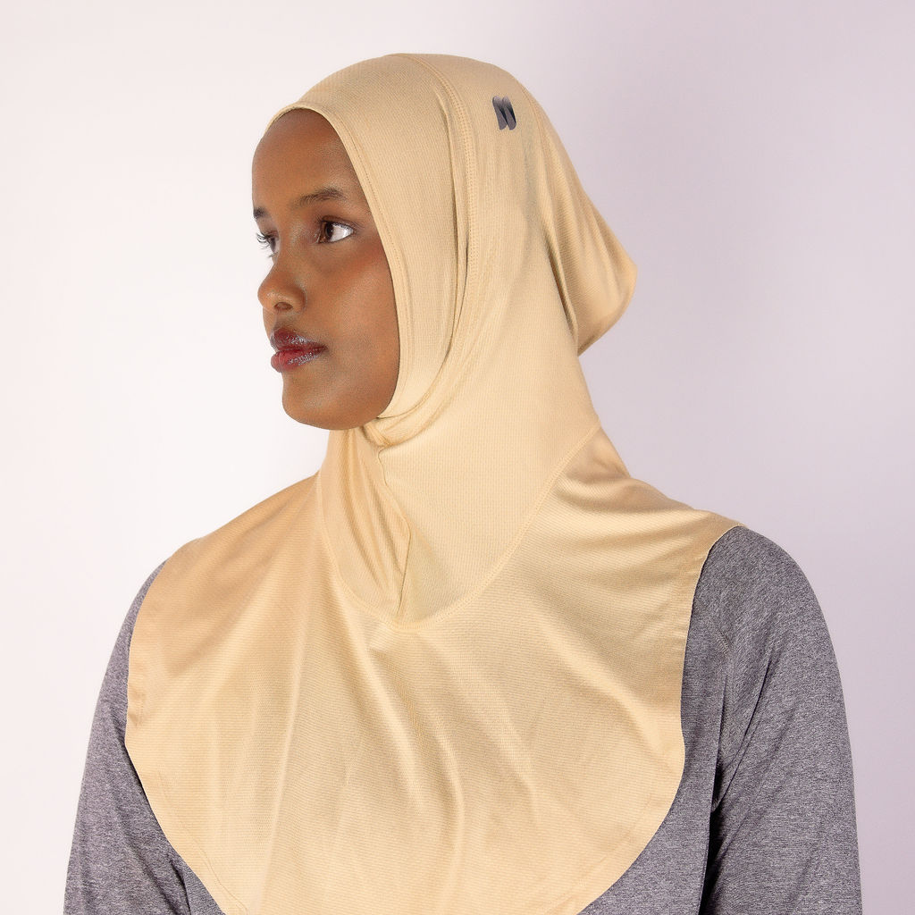 NT Sport Hijab - Beige Butter