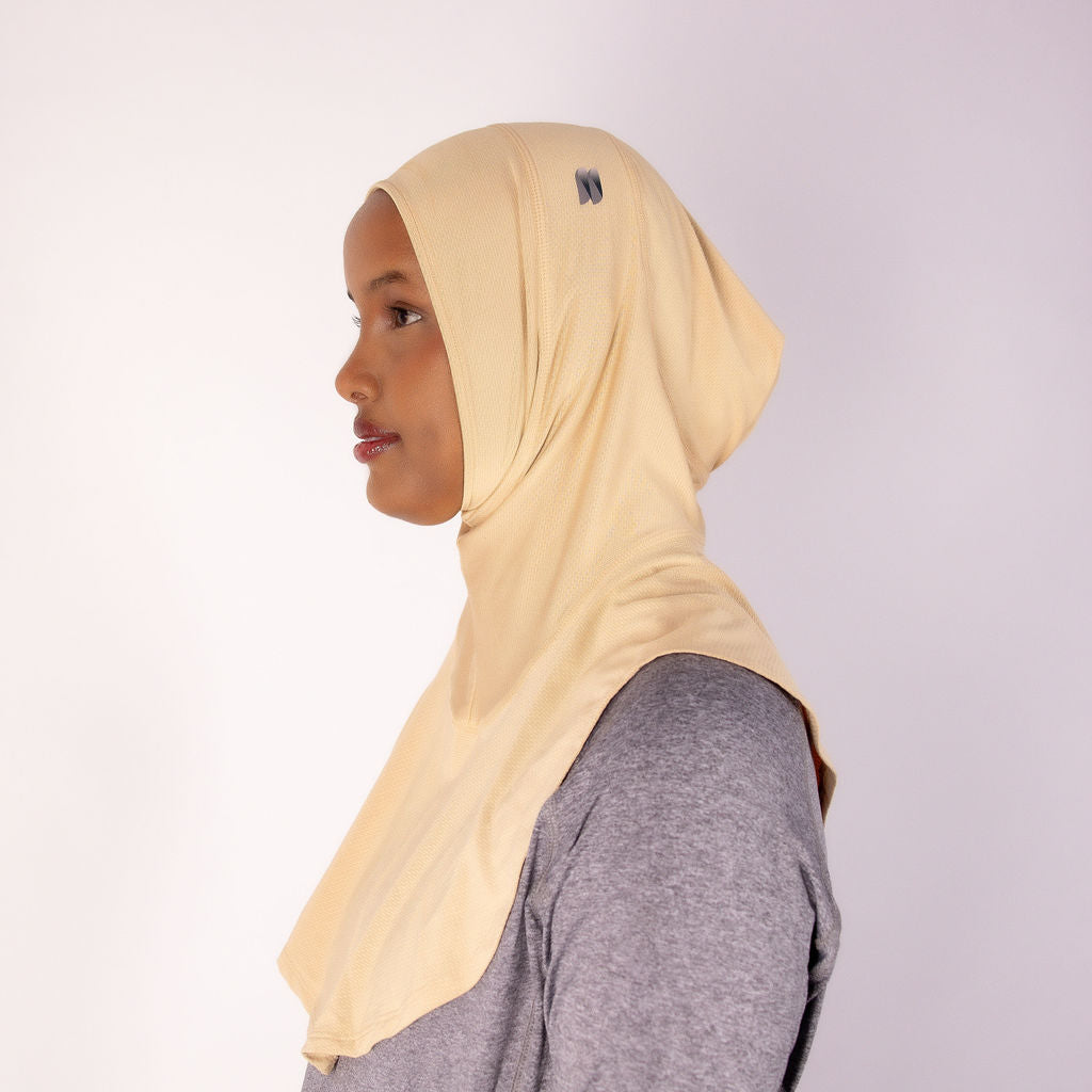 NT Sport Hijab - Beige Butter